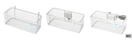 Korb aus Edelstahldraht | H 100 x B 250 x T 100 mm