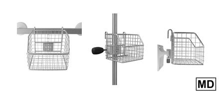 Korb aus Edelstahldraht | H 150 x B 140 x T 130  mm
