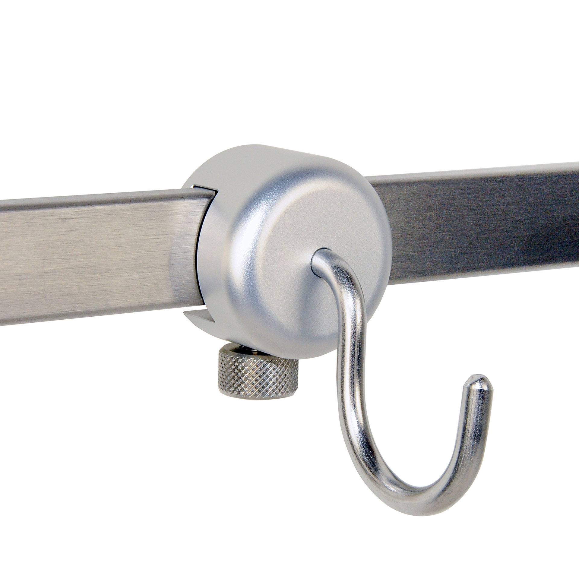 Schienenklemme mit Haken
