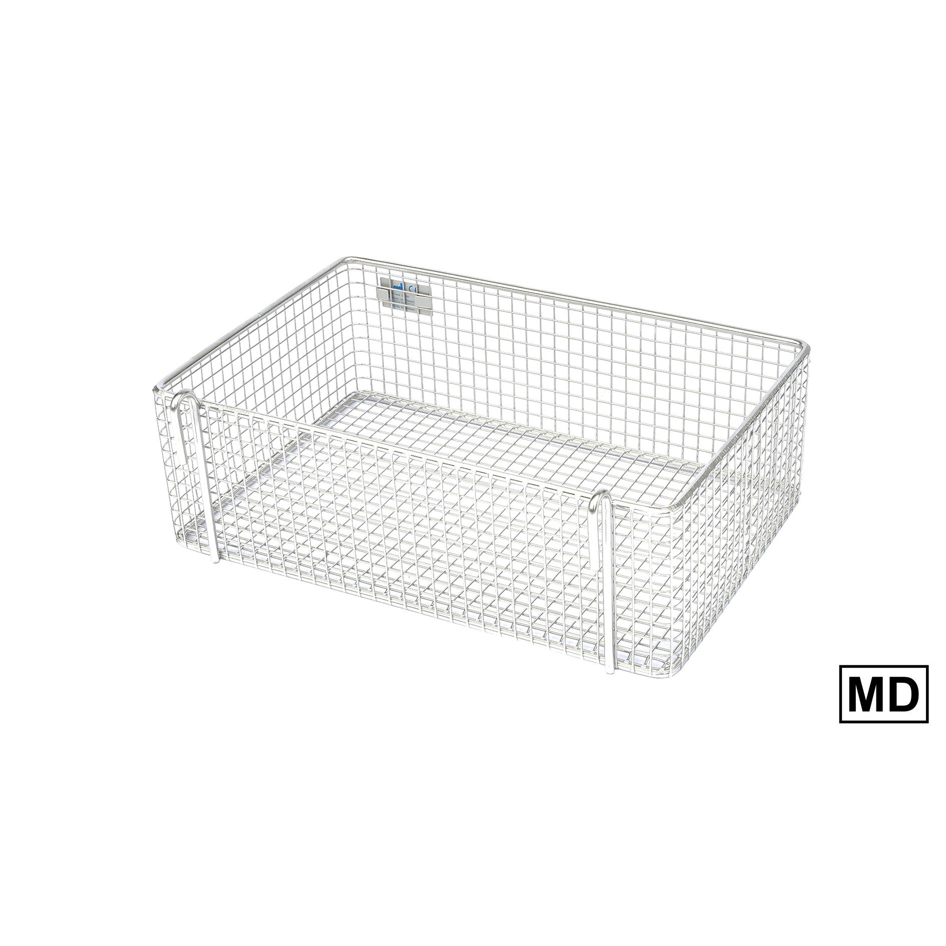 Korb aus Edelstahldraht | H 100 x B 300 x T 200 mm