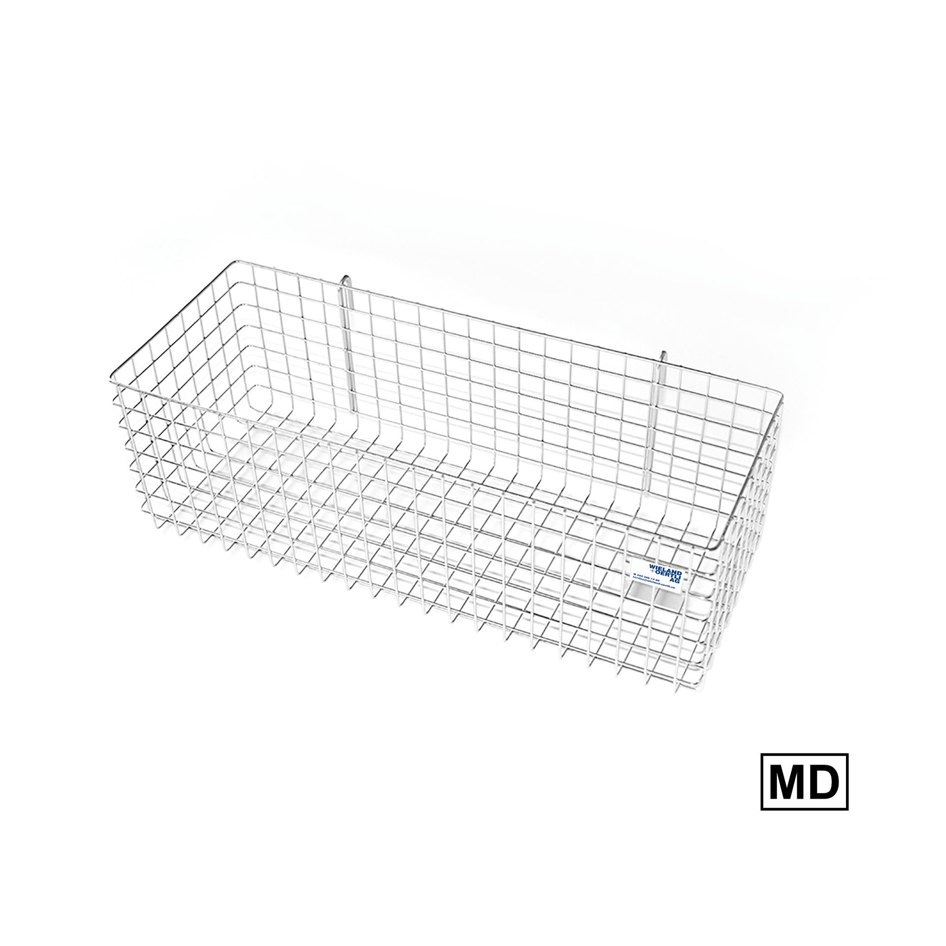 Korb aus Edelstahldraht | H 150 x B 470 x T 180 mm