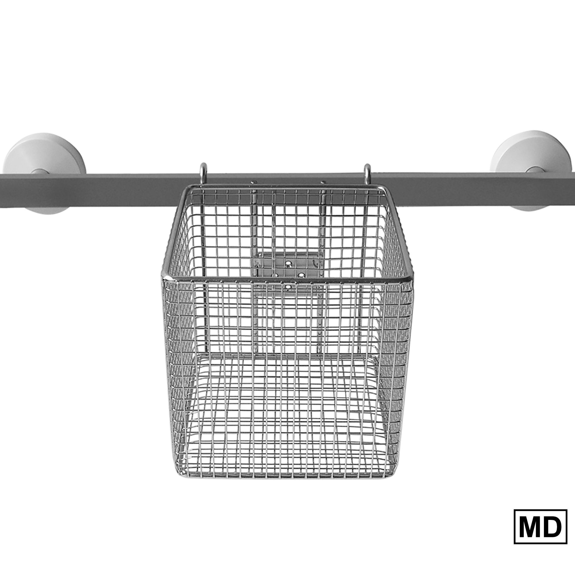 Korb aus Edelstahldraht | H 160 x B 160 x T 160  mm