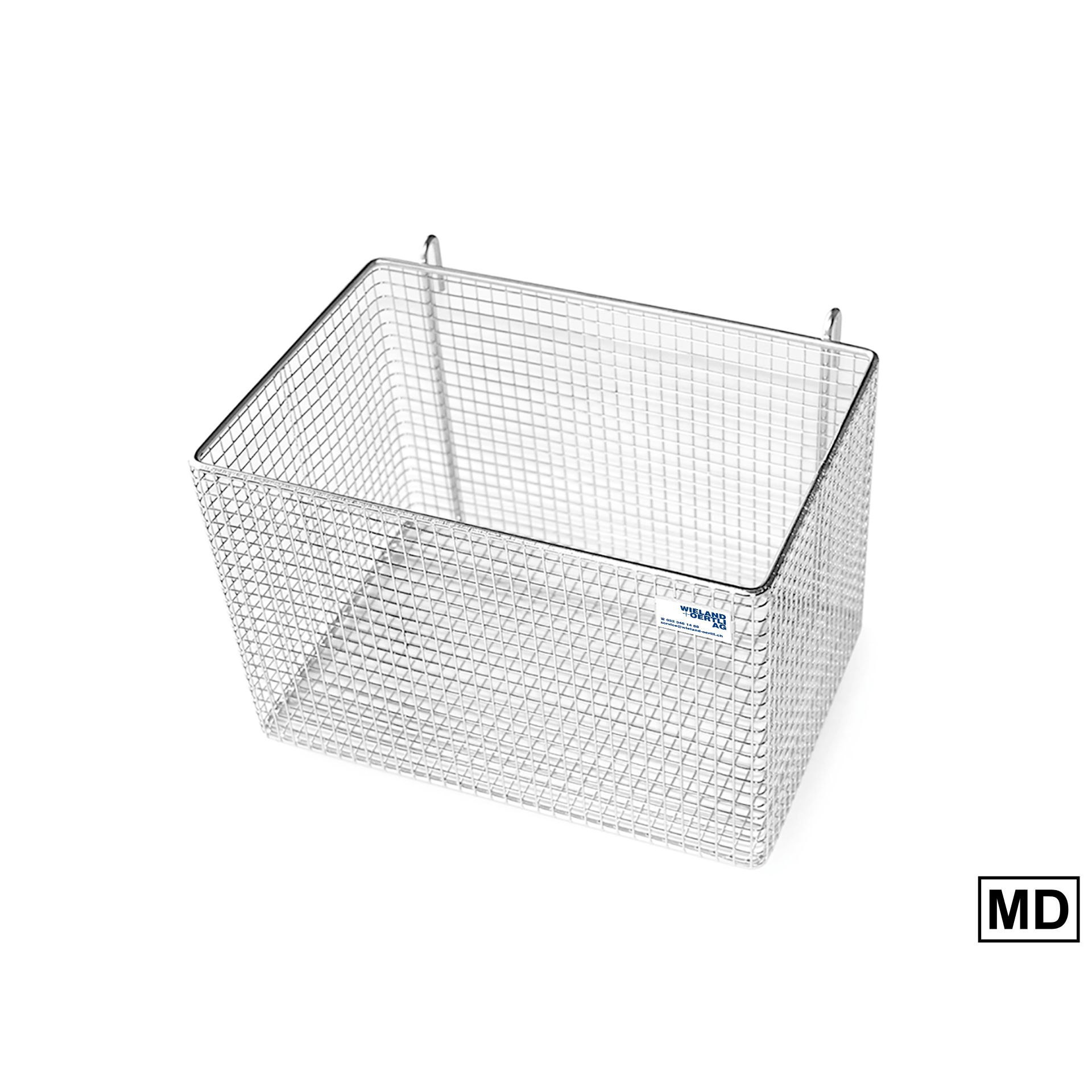 Korb aus Edelstahldraht | H 200 x B 300 x T 200  mm