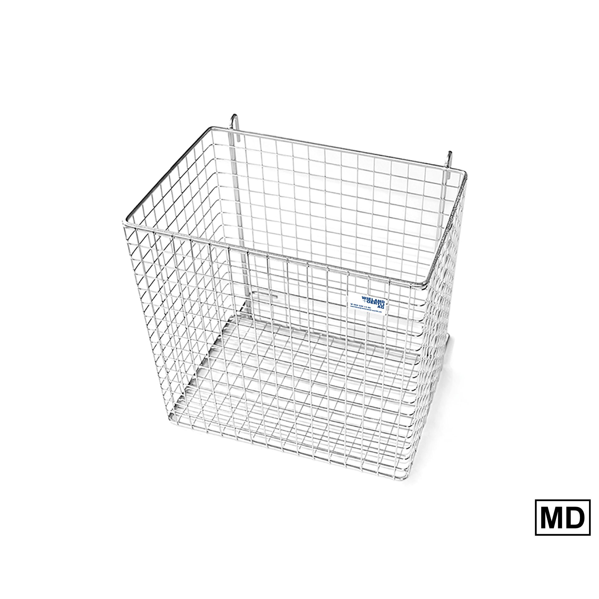 Korb aus Edelstahldraht | H 300 x B 300 x T 200  mm