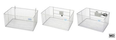 Korb aus Edelstahldraht | H 150 x B 300 x T 200  mm