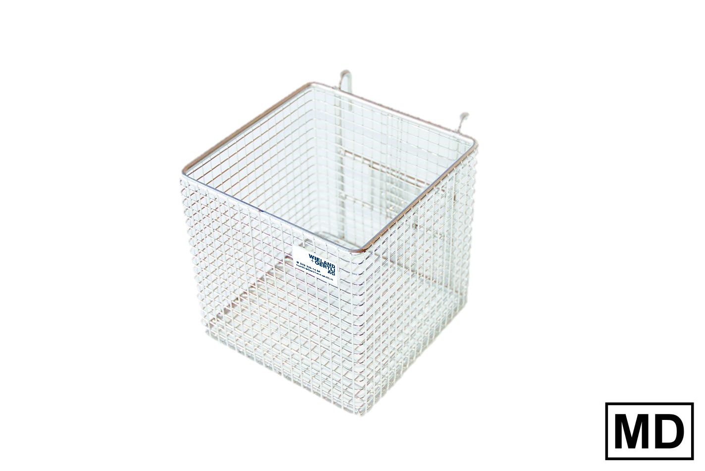 Korb aus Edelstahldraht | H 160 x B 160 x T 160  mm