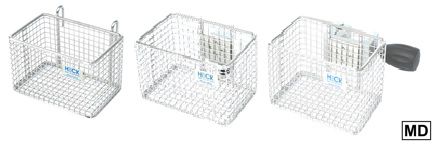 Korb aus Edelstahldraht | H 100 x B 150 x T 100 mm