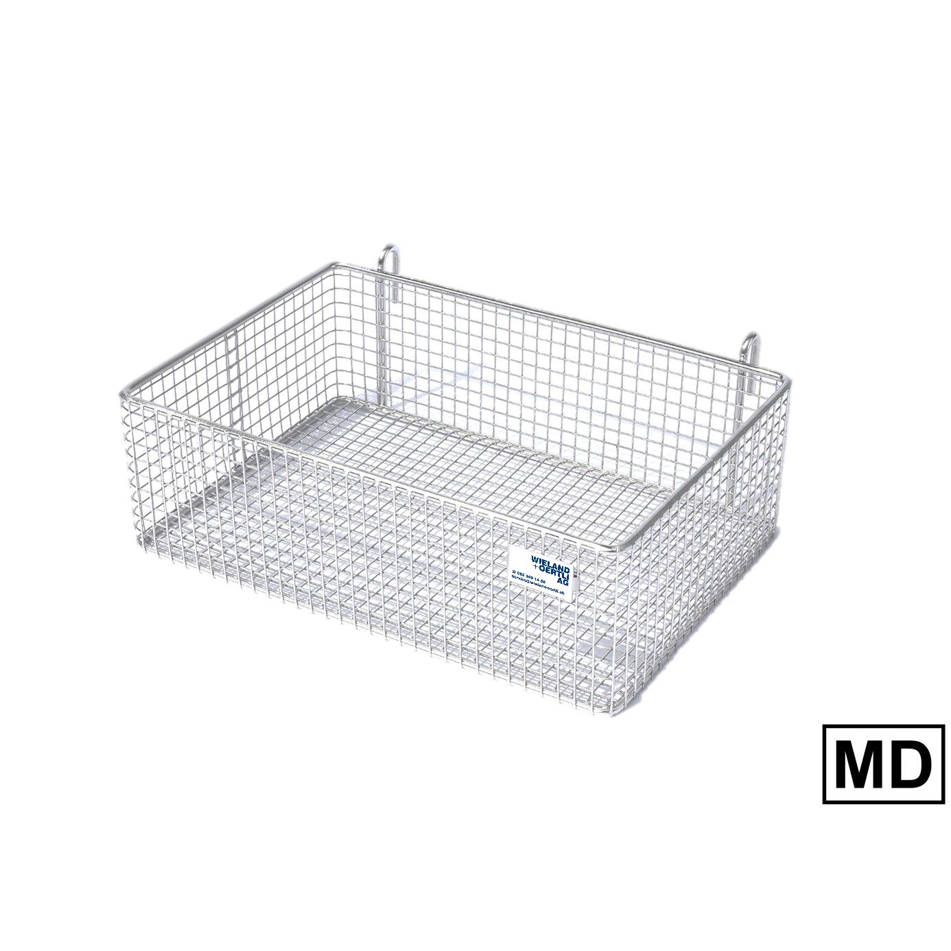 Korb aus Edelstahldraht | H 100 x B 300 x T 200 mm