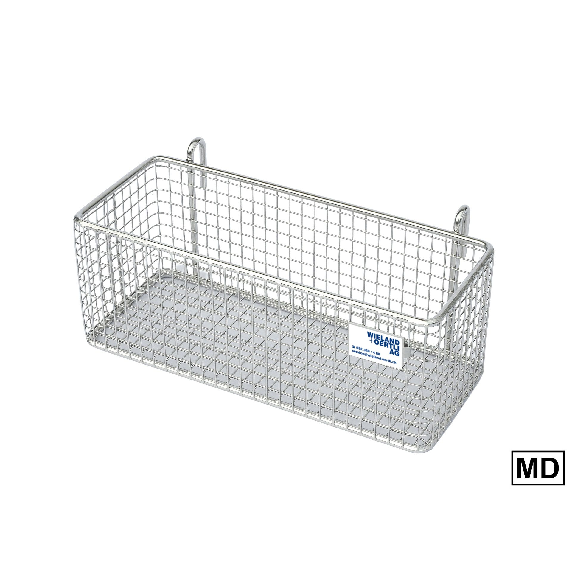 Korb aus Edelstahldraht | H 100 x B 250 x T 100 mm